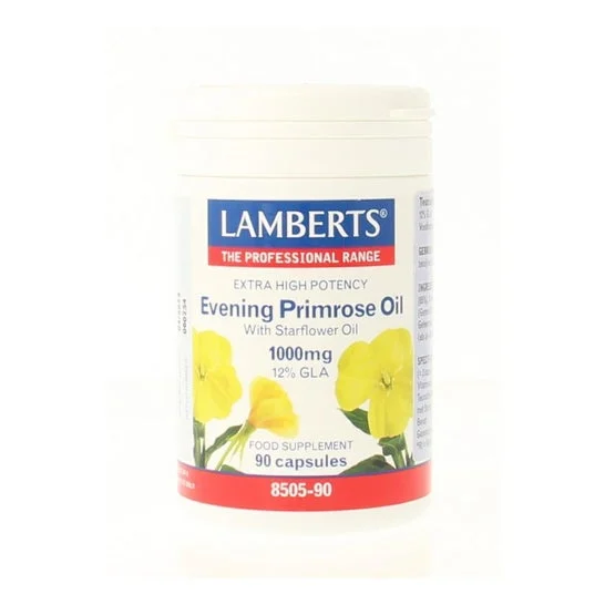 Lamberts Aceite Primula Extra Alta Potencia Con Borraja 1000mg 9