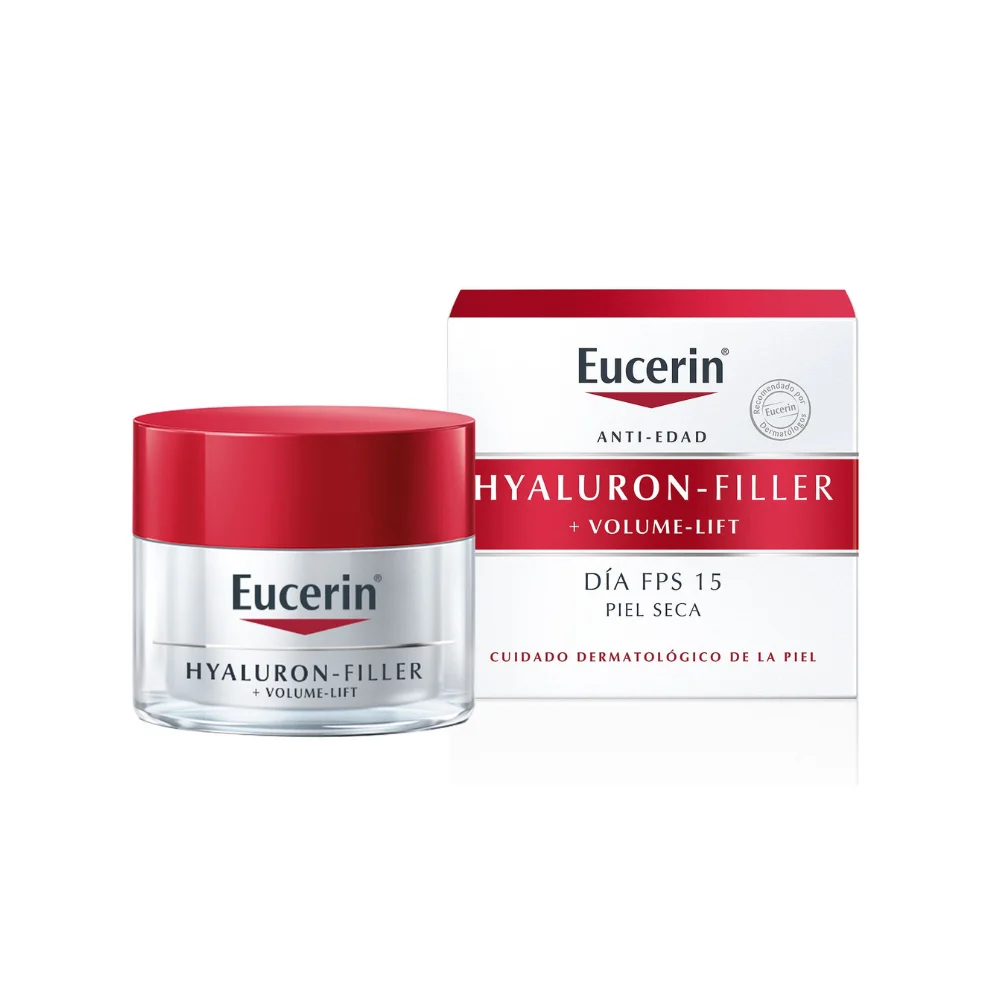 Eucerin Hyaluron-Filler + Crema Giorno Volume-Lift Pelle Secca SPF 15 - 50 ml
