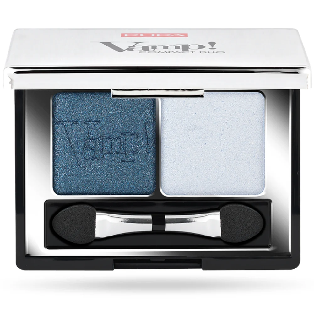 Pupa Vamp (Ombretto Compact Duo) 2,2 g 012 Magnetic Blue