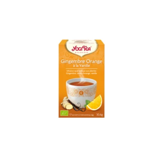 Yogi Tè Yogi Arancione Zenzero - Vaniglia 17 Bustine 30,6G
