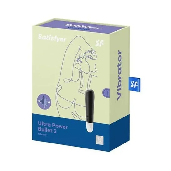 Satisfyer Ultra Power Bullet Vibrator 2 USB Nero 1 pezzo