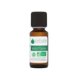 Voshuiles Olio essenziale biologico dal rosmarino alla canfora 20ml