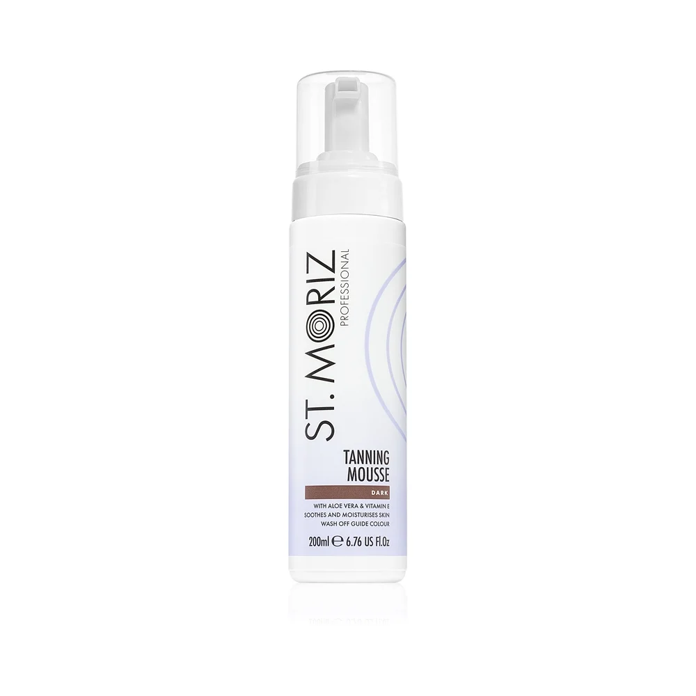 Mousse abbronzante con abbronzatura scura su corpo e viso Professionale 200 ml