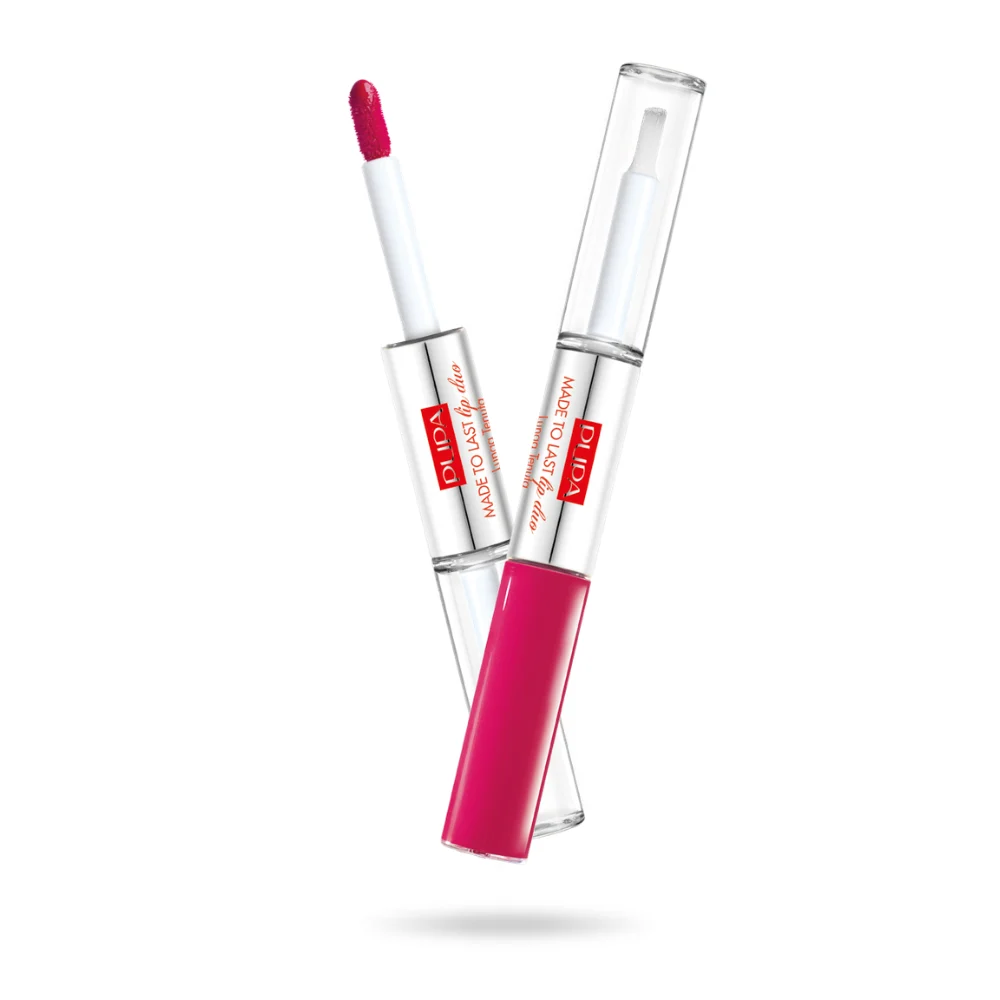 Pupa Long (colore labbra liquido) 2 x 4 ml 004 geranio fucsia