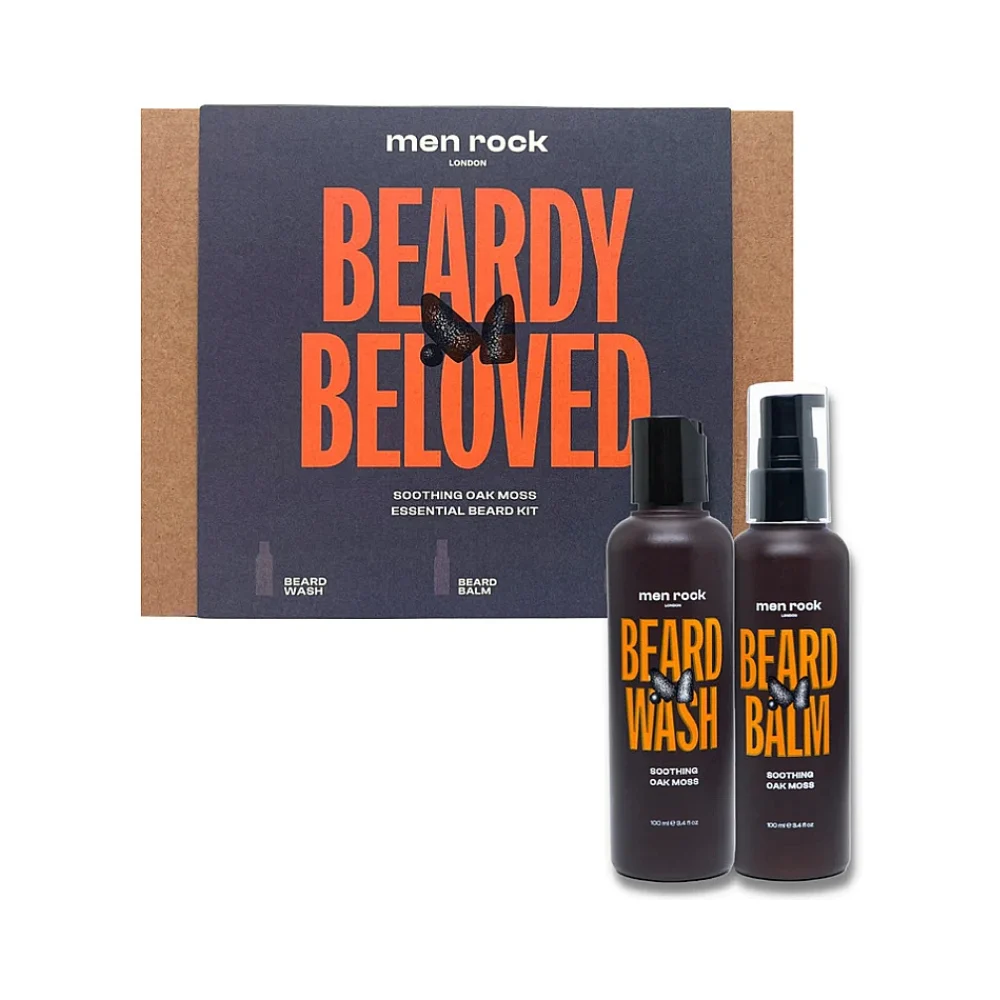 Men-rock Oak Moss Duo Set regalo per la cura della barba