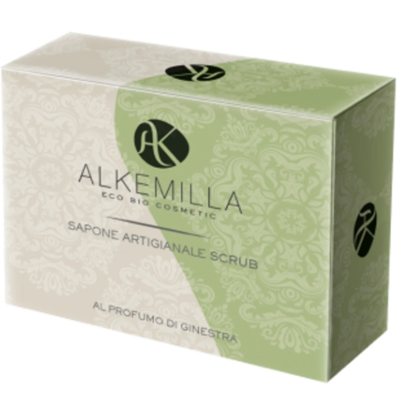 Alkemilla eco bio cosmetic Sapone Scrub al Profumo di Ginestra 100 g