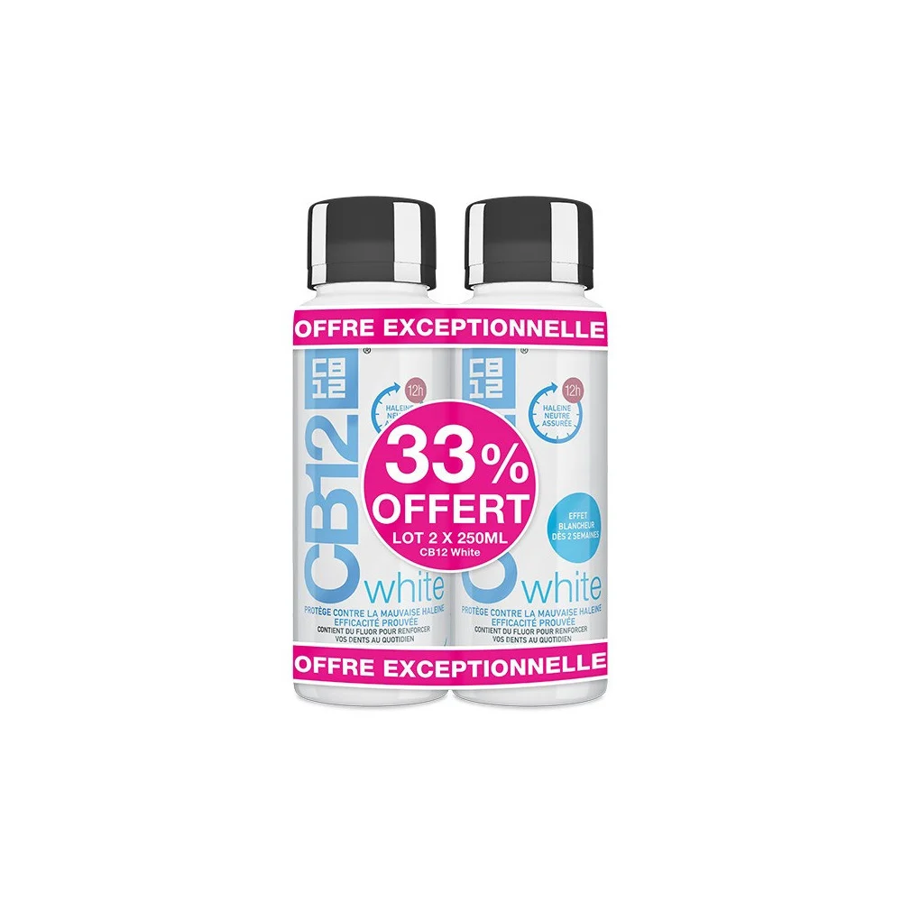 Cb12 Collutorio Senza Alcool Aroma Leggero Menta Piperita 2x250ml