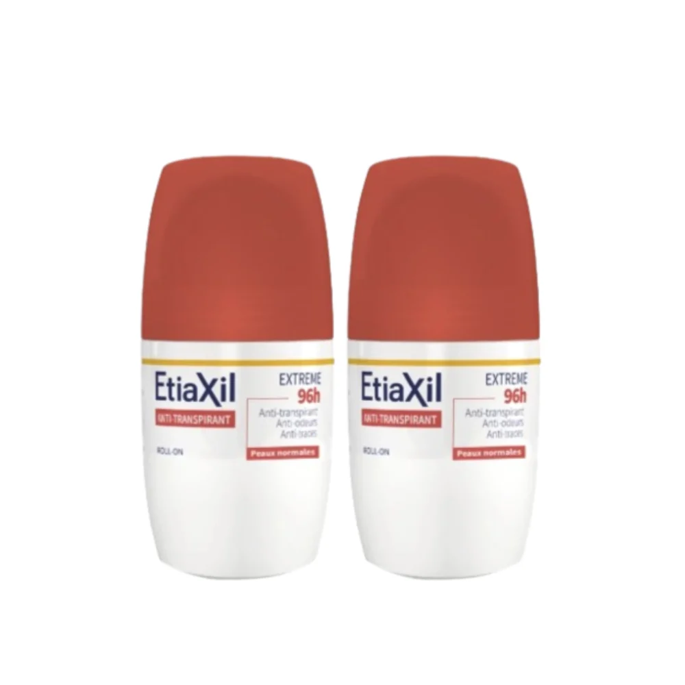 Etiaxil Deodorante Antitraspirante Ascelle Estremo 96h Roll-on 2x50ml