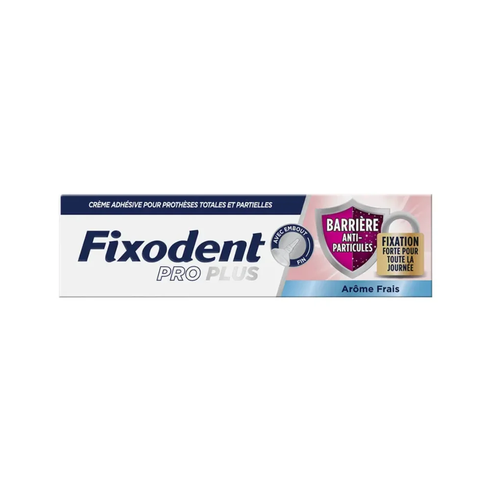 Fixodent Pro Plus Crema Adesiva per Protesi Barriera 40g