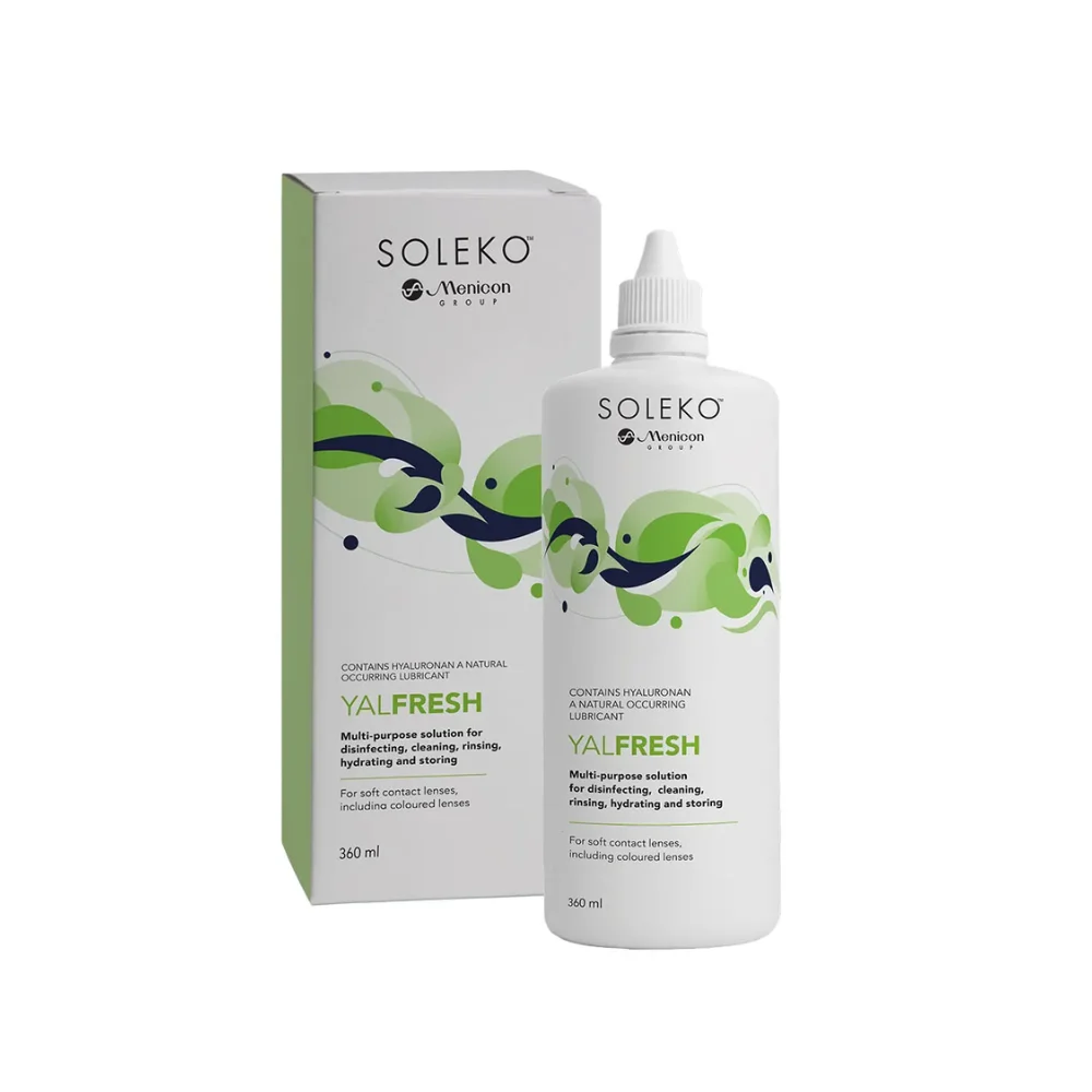 Menicon YalFresh Soluzione multifunzione per lenti morbide con acido ialuronico 360ml
