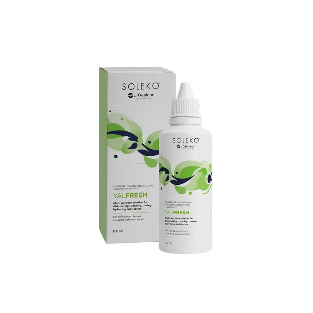 Menicon YalFresh Soluzione multifunzione per lenti morbide con acido ialuronico 100ml