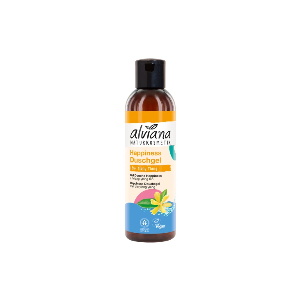 alviana naturkosmetik Gel Doccia Flower con Rosa Selvatica Bio, 250 ml
