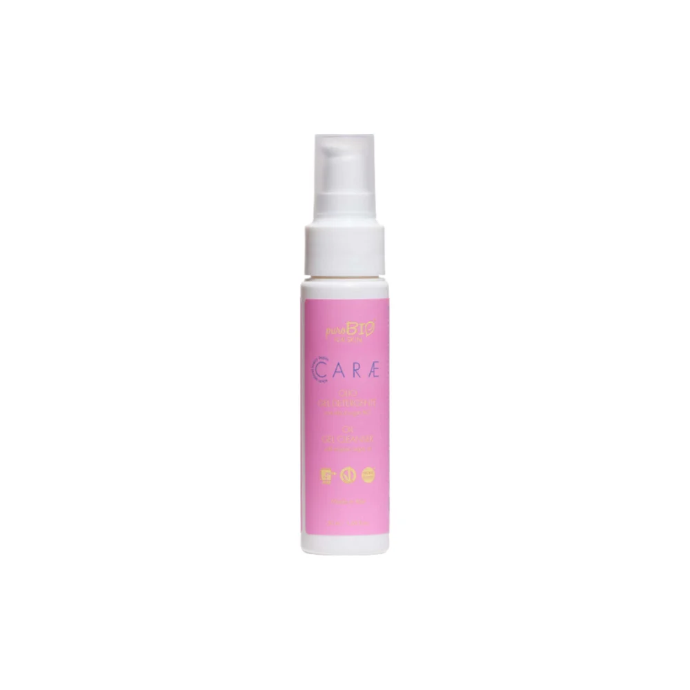 Purobio cosmetics CARÆ Olio Gel Detergente con Argan Bio 50 ml