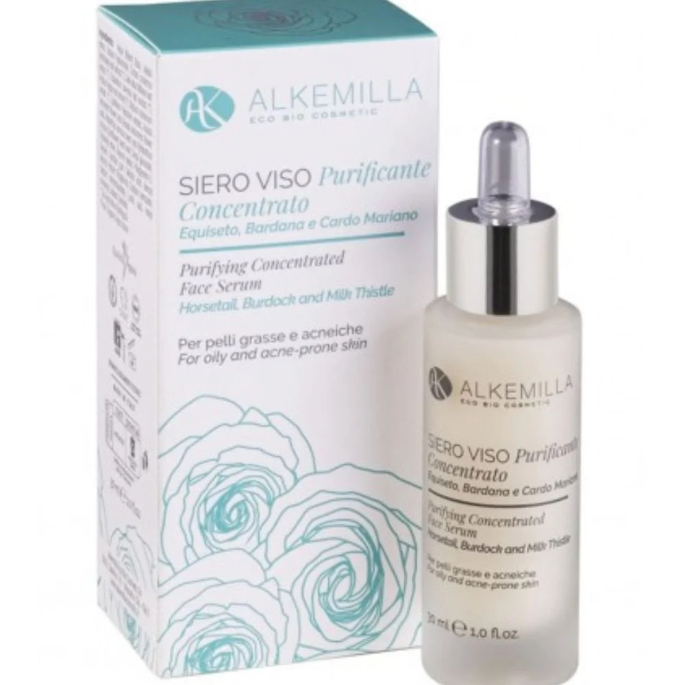 Alkemilla eco bio cosmetic Siero Viso Concentrato Sebonormalizzante 30 ml