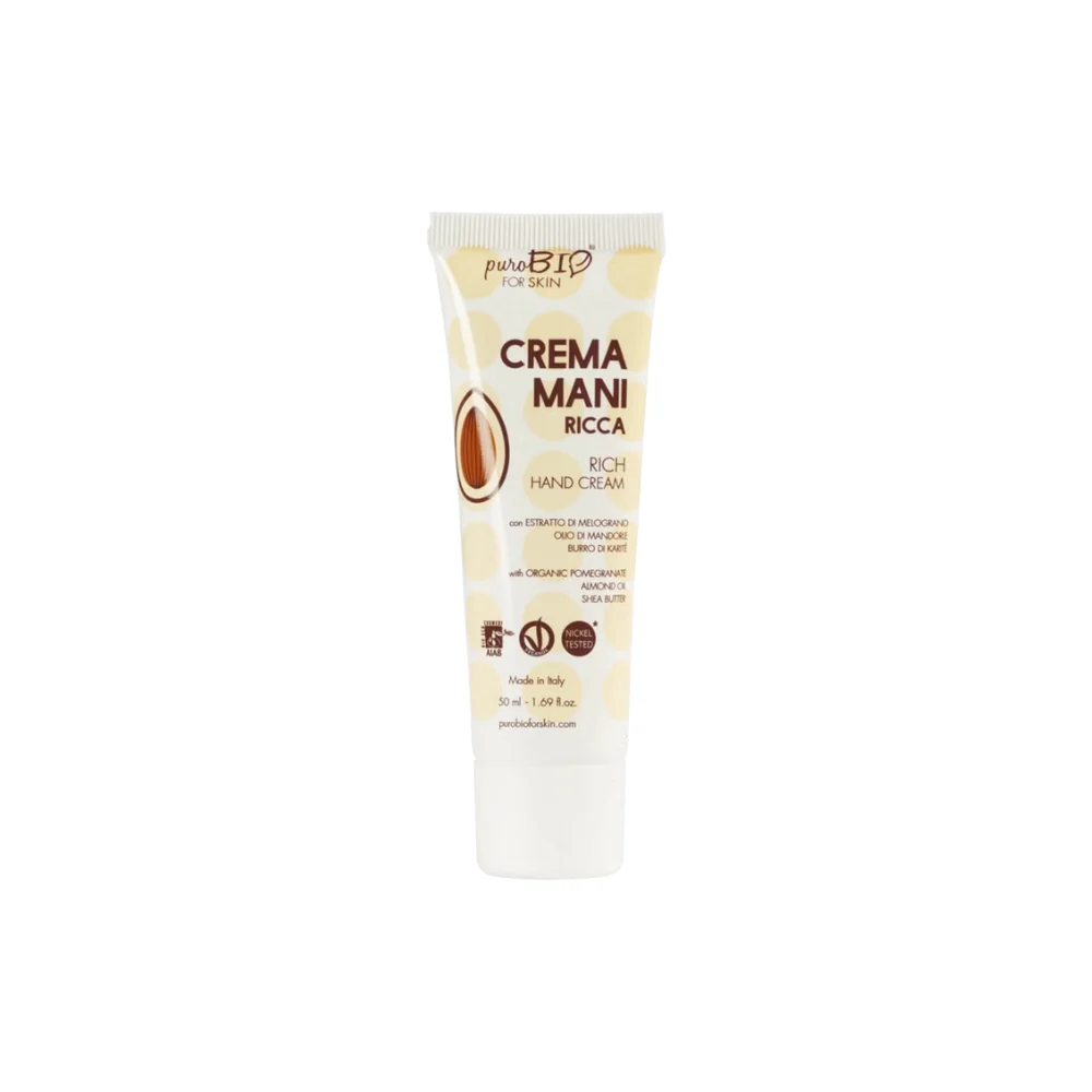 Purobio cosmetics forSKIN Crema Mani Ricca, 50 ml