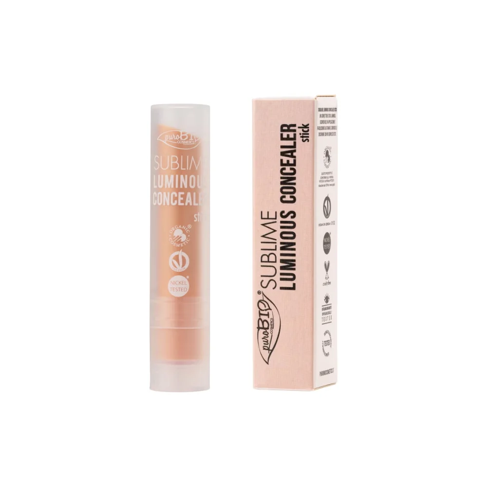Purobio cosmetics Correttore Sublime Luminous Stick, 01 (3,60 g)