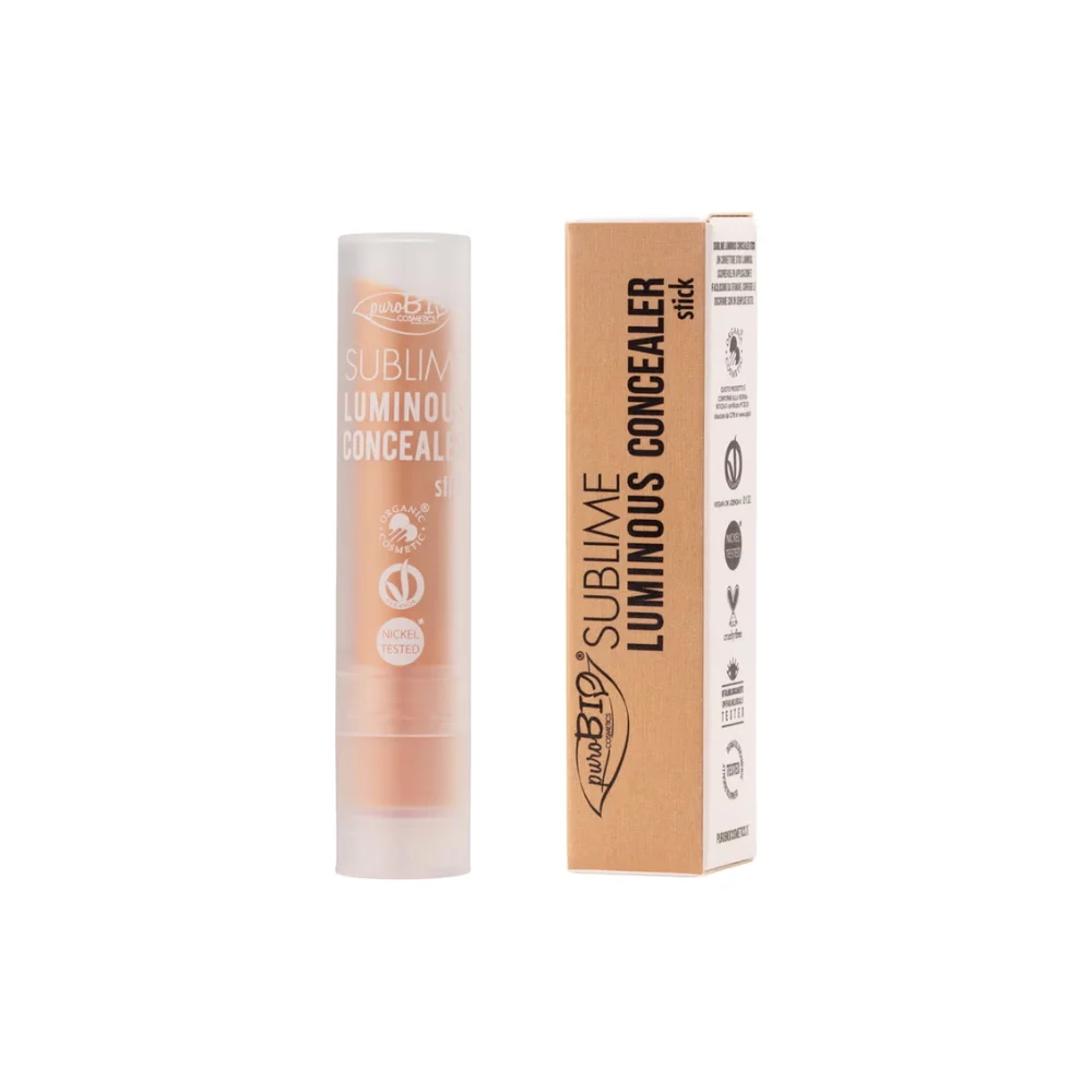 Purobio cosmetics Correttore Sublime Luminous Stick, 02 (3,60 g)