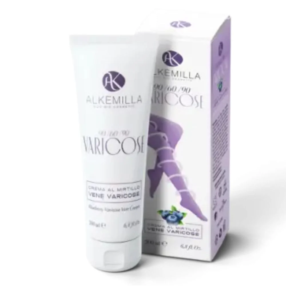 Alkemilla eco bio cosmetic Crema al Mirtillo Vene Varicose 90/60/90 200 ml
