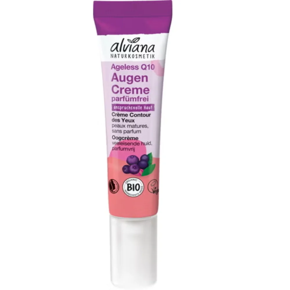 Alviana naturkosmetik Crema Contorno Occhi Anti Age Q10 15 ml