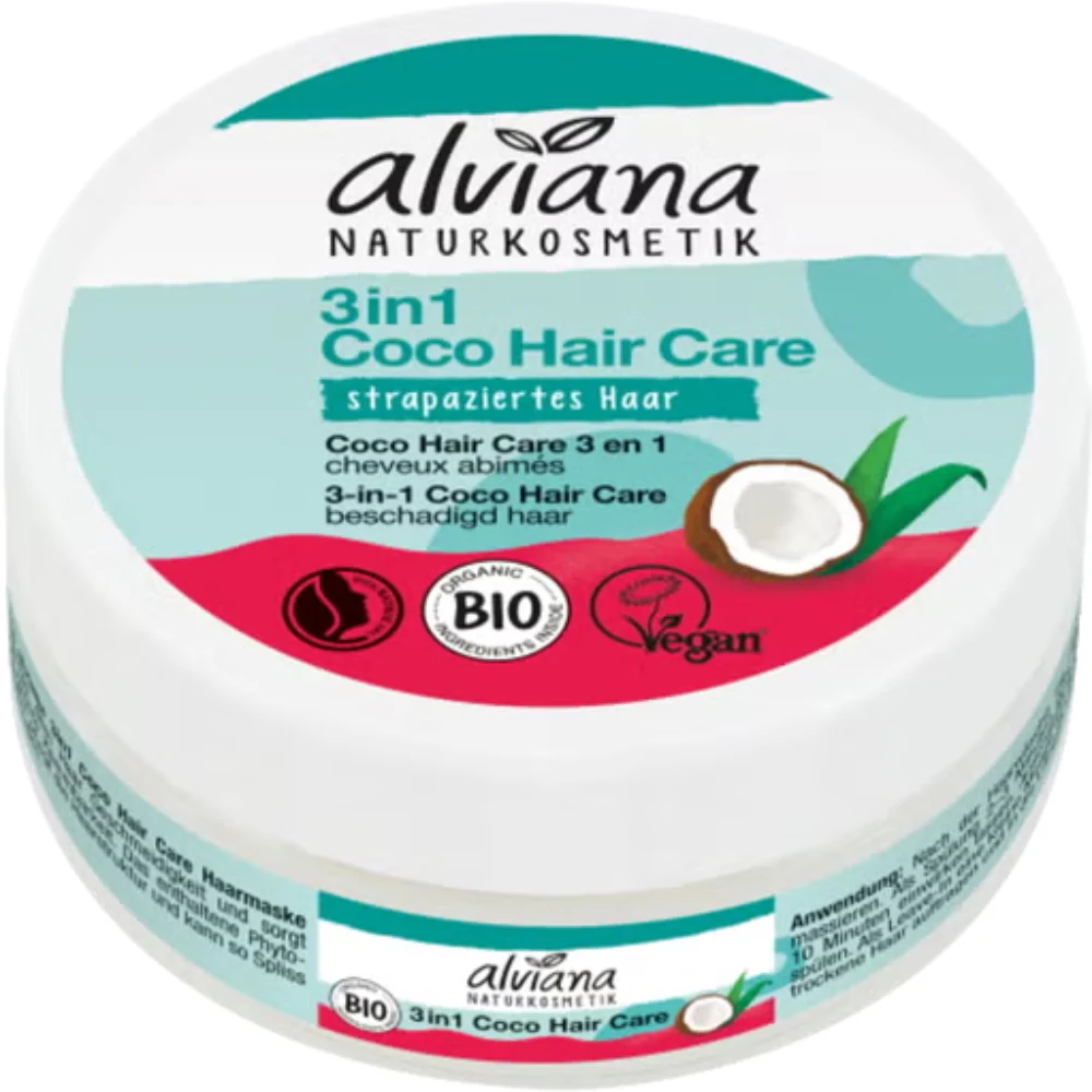 Alviana naturkosmetik Trattamento Capelli 3in1 al Cocco Bio 150 ml