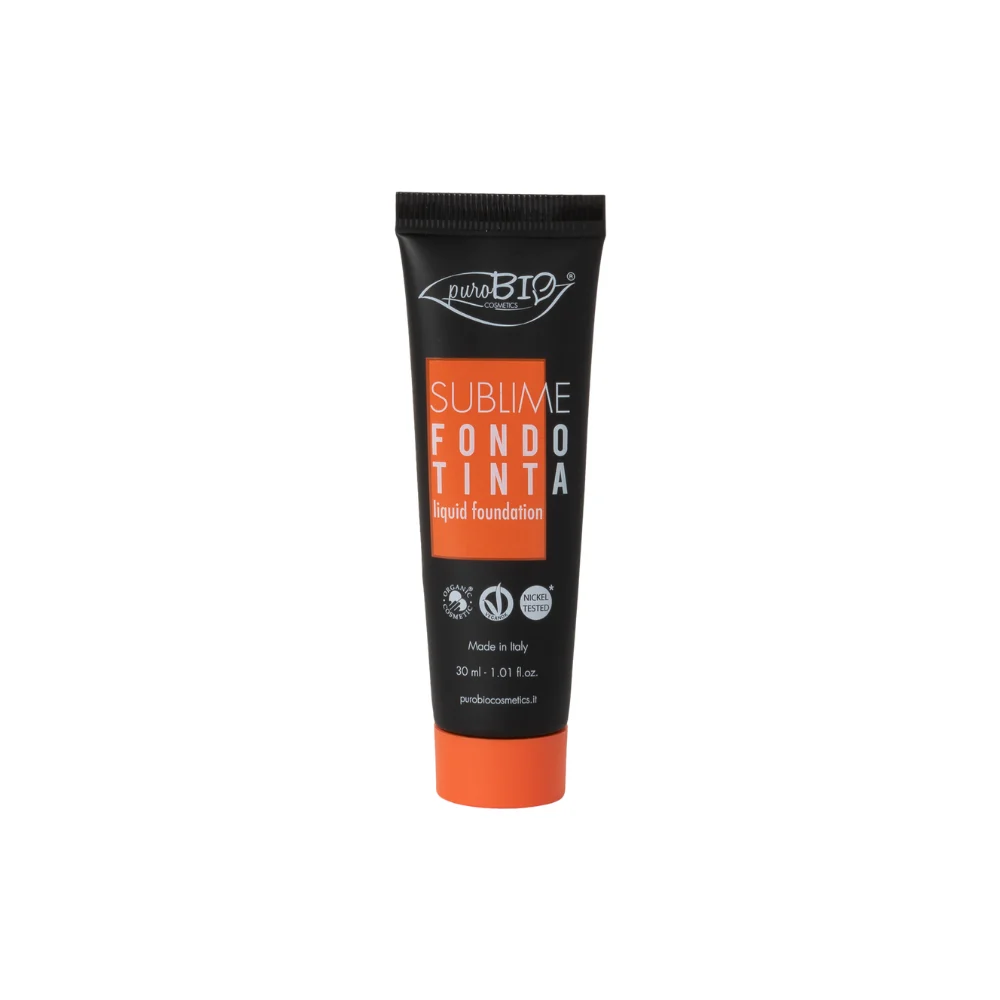 Purobio cosmetics Fondotinta Liquido Sublime, 02 (30 ml)