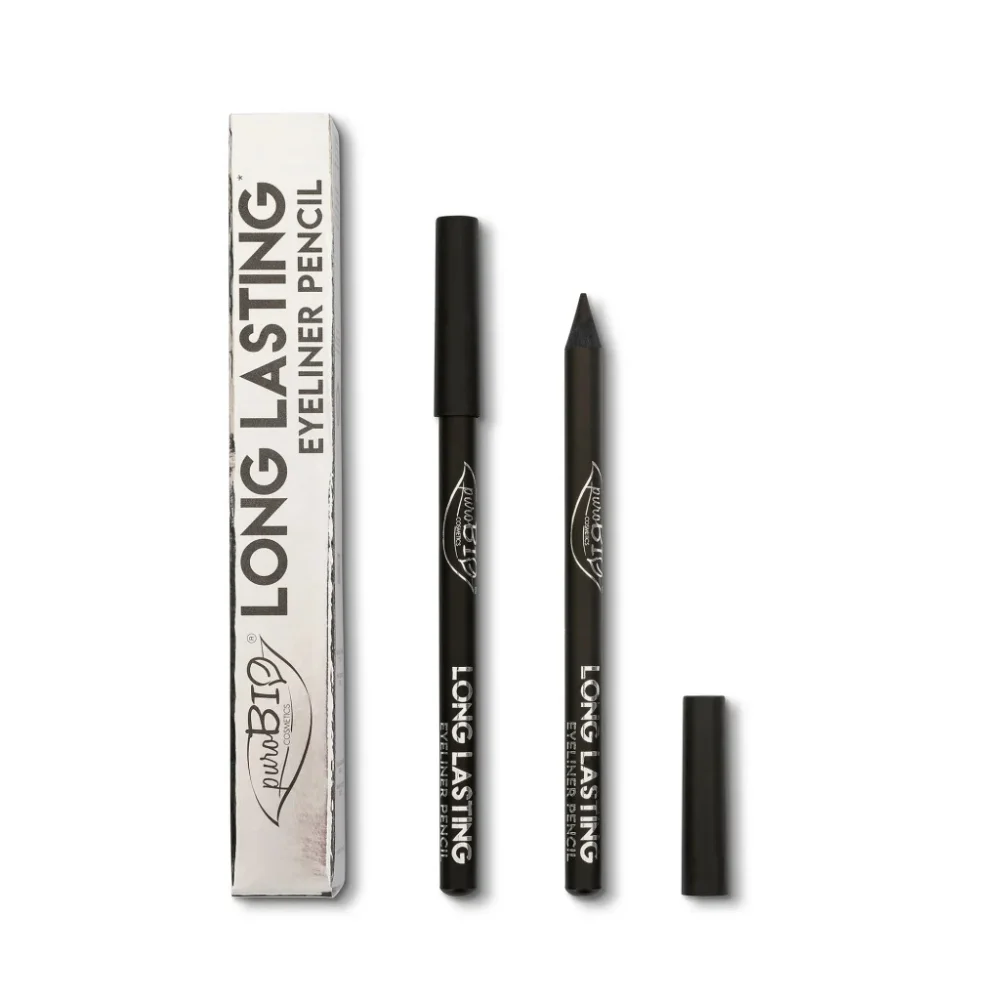 puroBIO Cosmetics Eyeliner matita occhi lunga durata colore nero 1,3 g