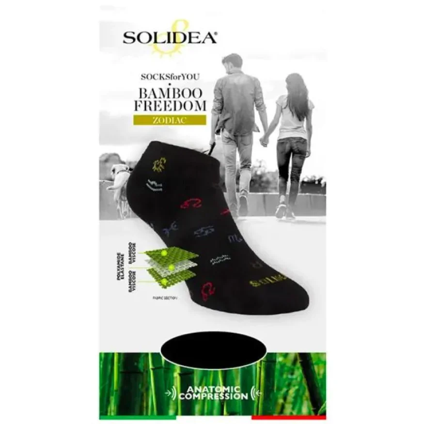 Solidea Socks for you Bamboo Freedom Zodiac Calzini Tessuto Traspirante Bianco 2M