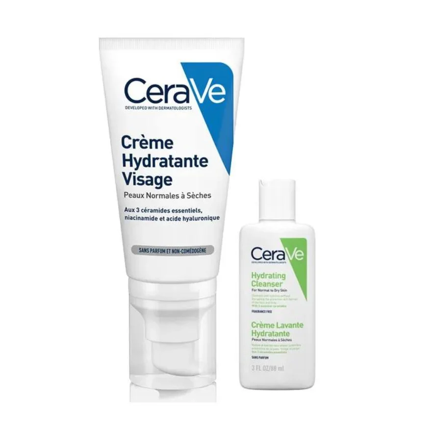 Cerave Face Creme Idratante Viso 52ml + Crema Lavante 20ml