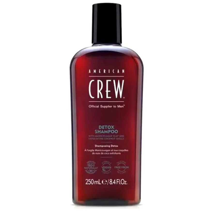 American Crew Shampoo all'argilla disintossicante esfoliante 250ml