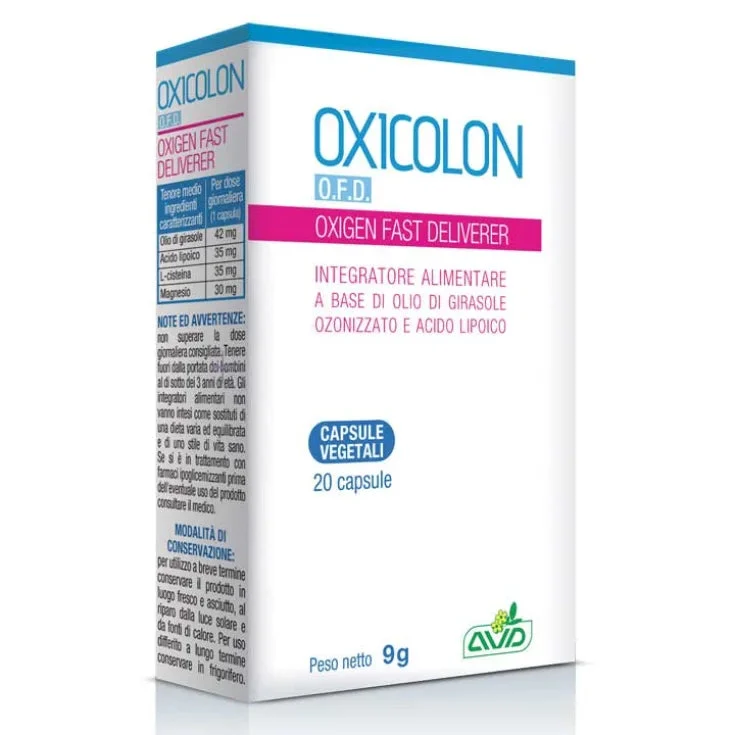 A.v.d. reform srl Oxicolon O.F.D Avd Reform 20 Capsule