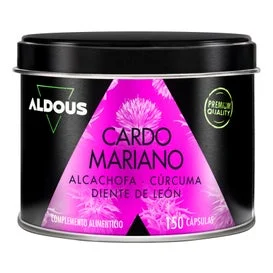 Aldous Labs Cardo Mariano con Alcachofa, Cúrcuma y Diente de León 150caps
