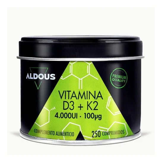 Aldous Bio Vitamina D3 + K2 Aldous 250 Comprimidos