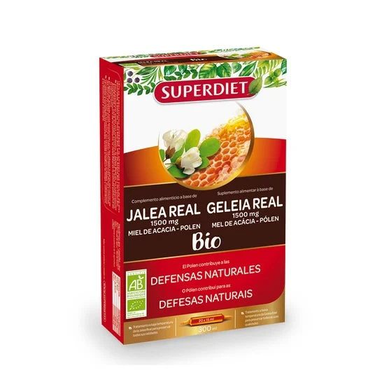 Superdiet Pappa Reale Miele Polline Di Acacia 20 Unità