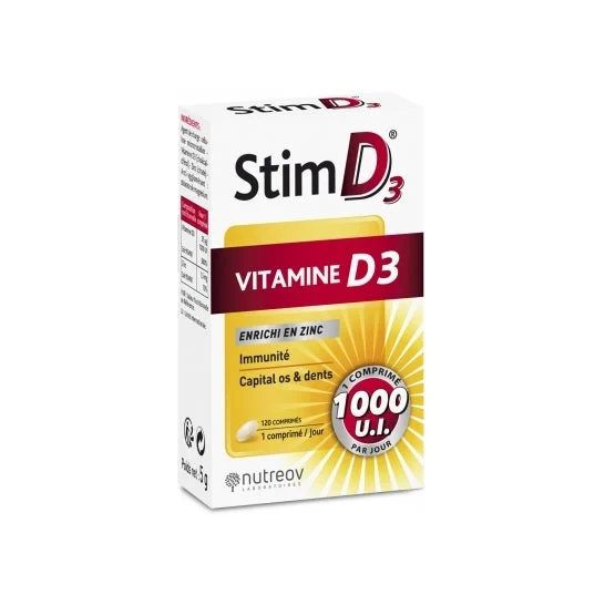Nutreov Stimd3 Vitamina D3 120Cprs