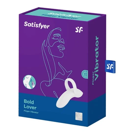 Satisfyer Bold Lover White Vibrator Thimble 1 Unità