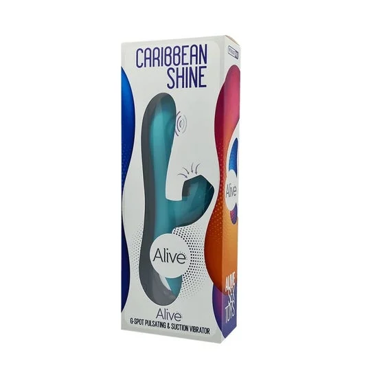 Alive Caribbean Shine Vibrador & Succionador Azul 1ud