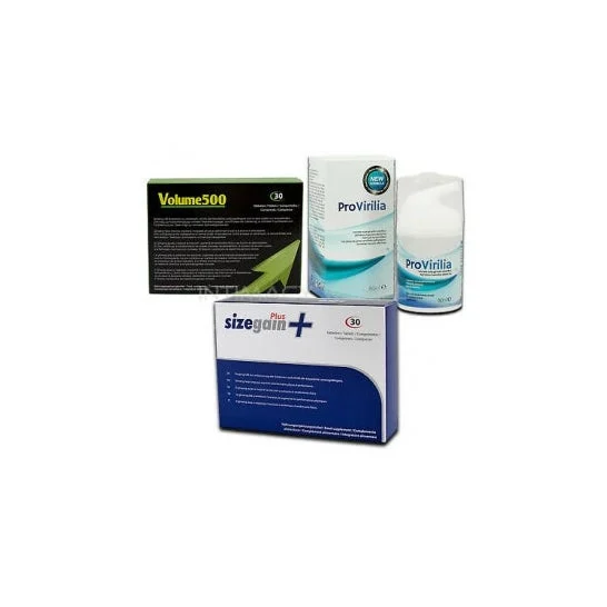 SizeGain Plus 30 compresse + Volume 500 30 tappi + Provirilia 50ml
