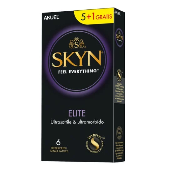 Akuel Skin Elite Preservativi Senza Lattice 6 Unità