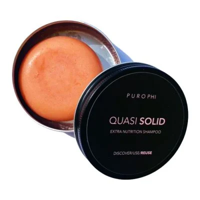 Purophi organic cosmeceuticals Quasi Shampoo Solido Extra Nutrizione 80 gr