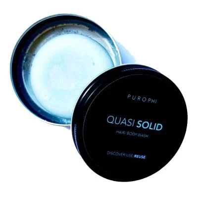 Purophi organic cosmeceuticals Quasi Bagnoschiuma solido per capelli/corpo 80 gr