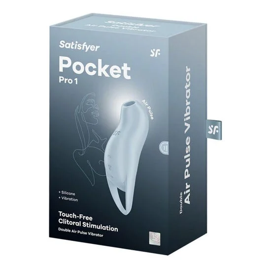 Satisfyer Pocket Pro 1 Estimulador Clítoris Azul Claro 1ud