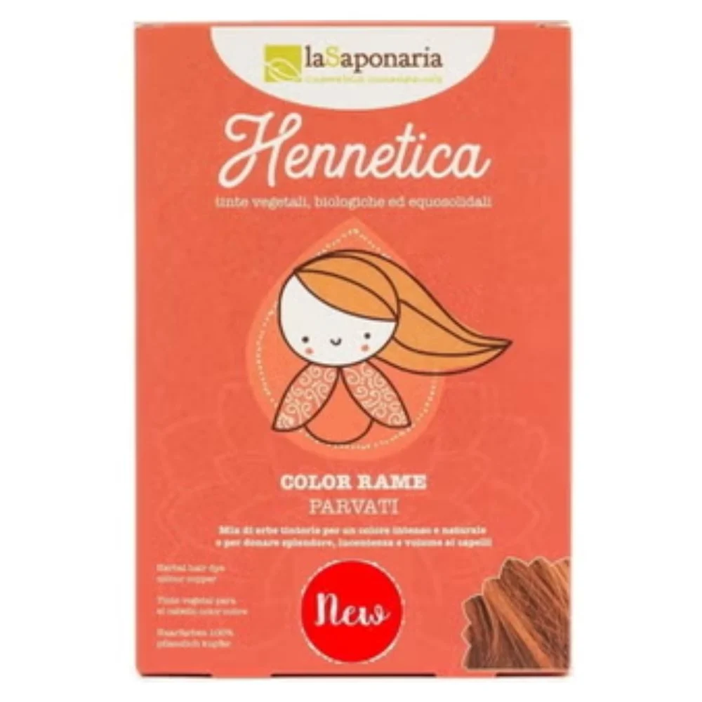 La saponaria Tinta Vegetale Color Rame - Parvati 100 g