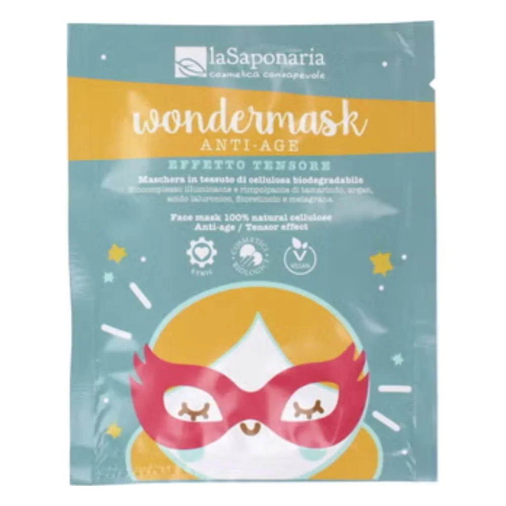 La saponaria Wondermask Maschera in Tessuto Anti-Age 10 ml