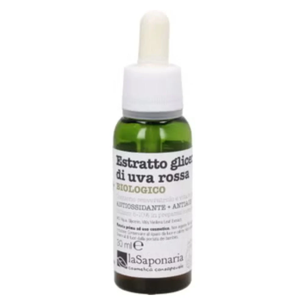 La saponaria Estratto Glicerico Uva Rossa Bio 30 ml