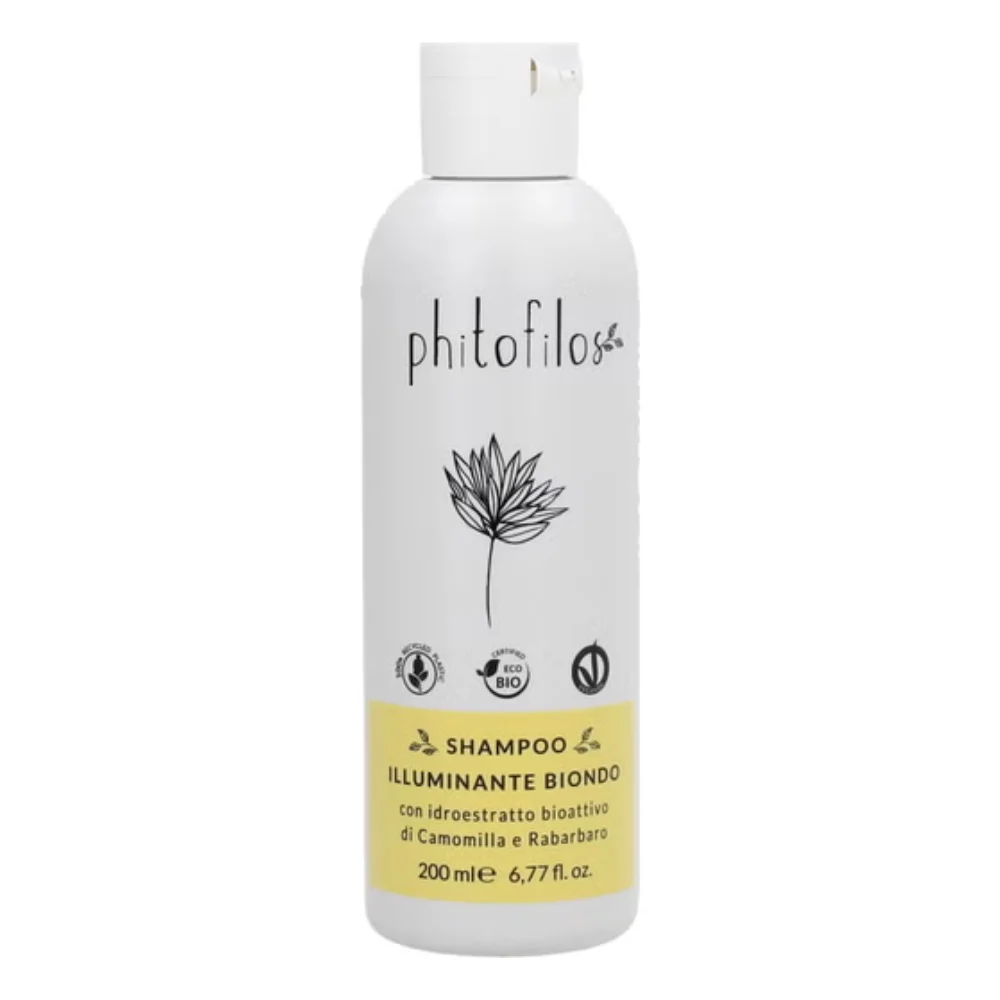 Phitofilos Shampoo Riflesso Biondo Con Camomilla E Rabarbaro , 200 Ml