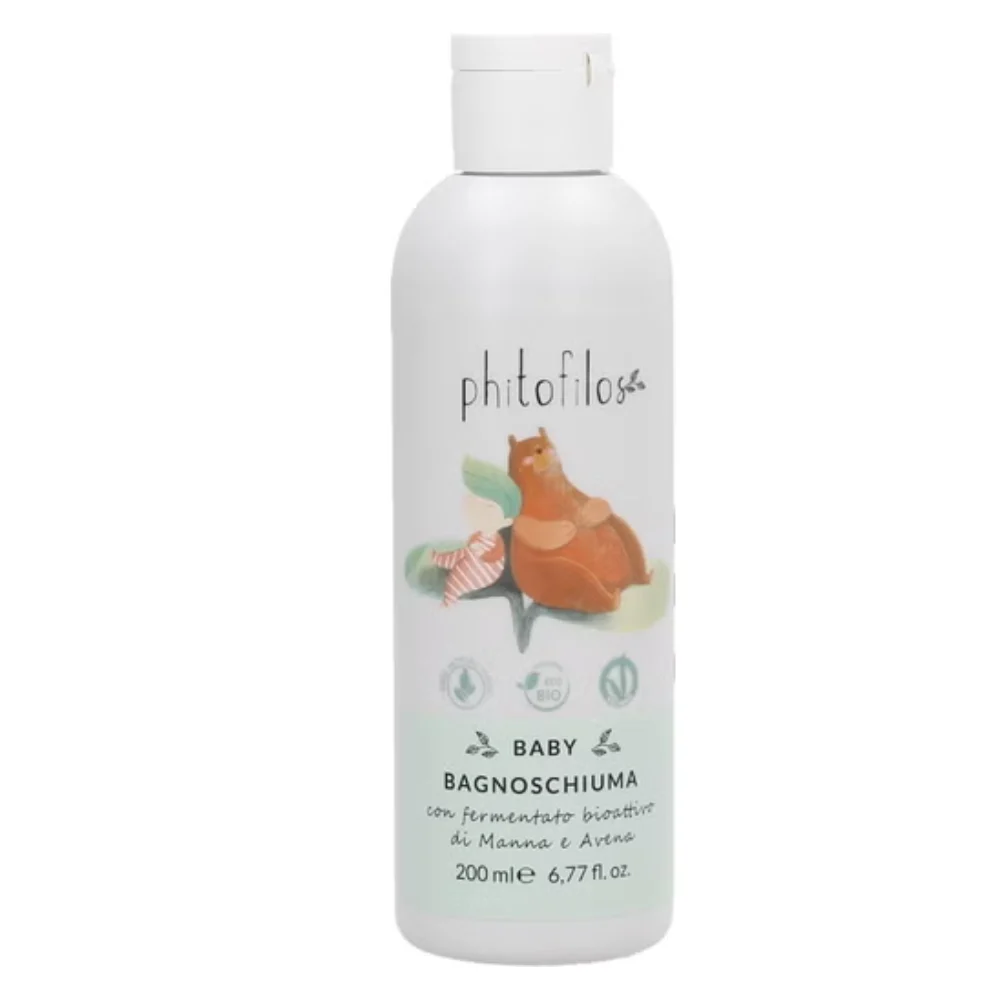 Phitofilos Baby Bagnoschiuma Con Manna E Avena, 200 Ml