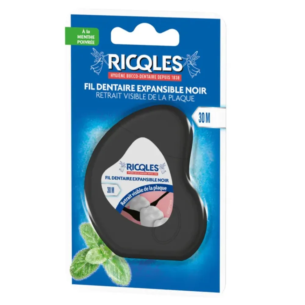 Ricqles Filo interdentale Espandibile 30m alla Menta Piperita