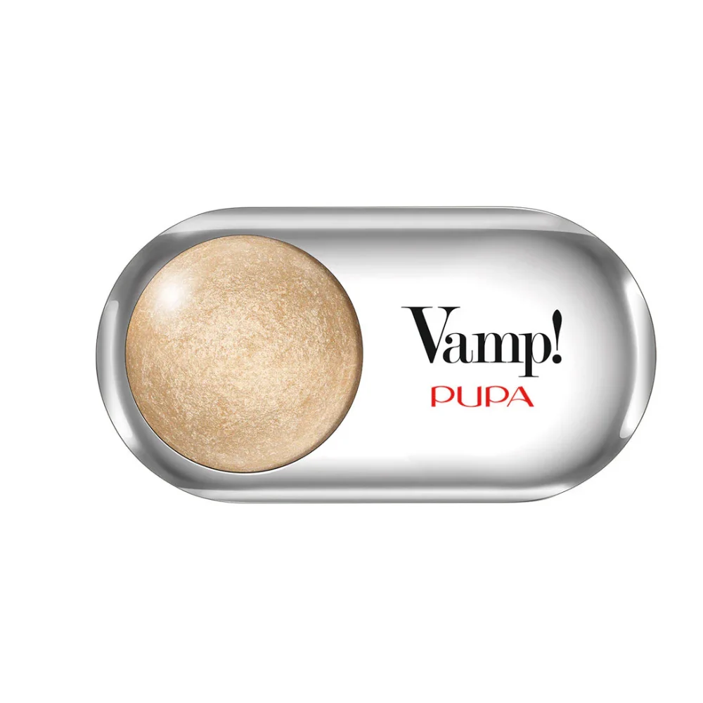Pupa milano Ombretti altamente pigmentati Vamp! (Ombretto compatto) 1,5 g - Tonalità: 201 Champagne Gold - Wet & Dry