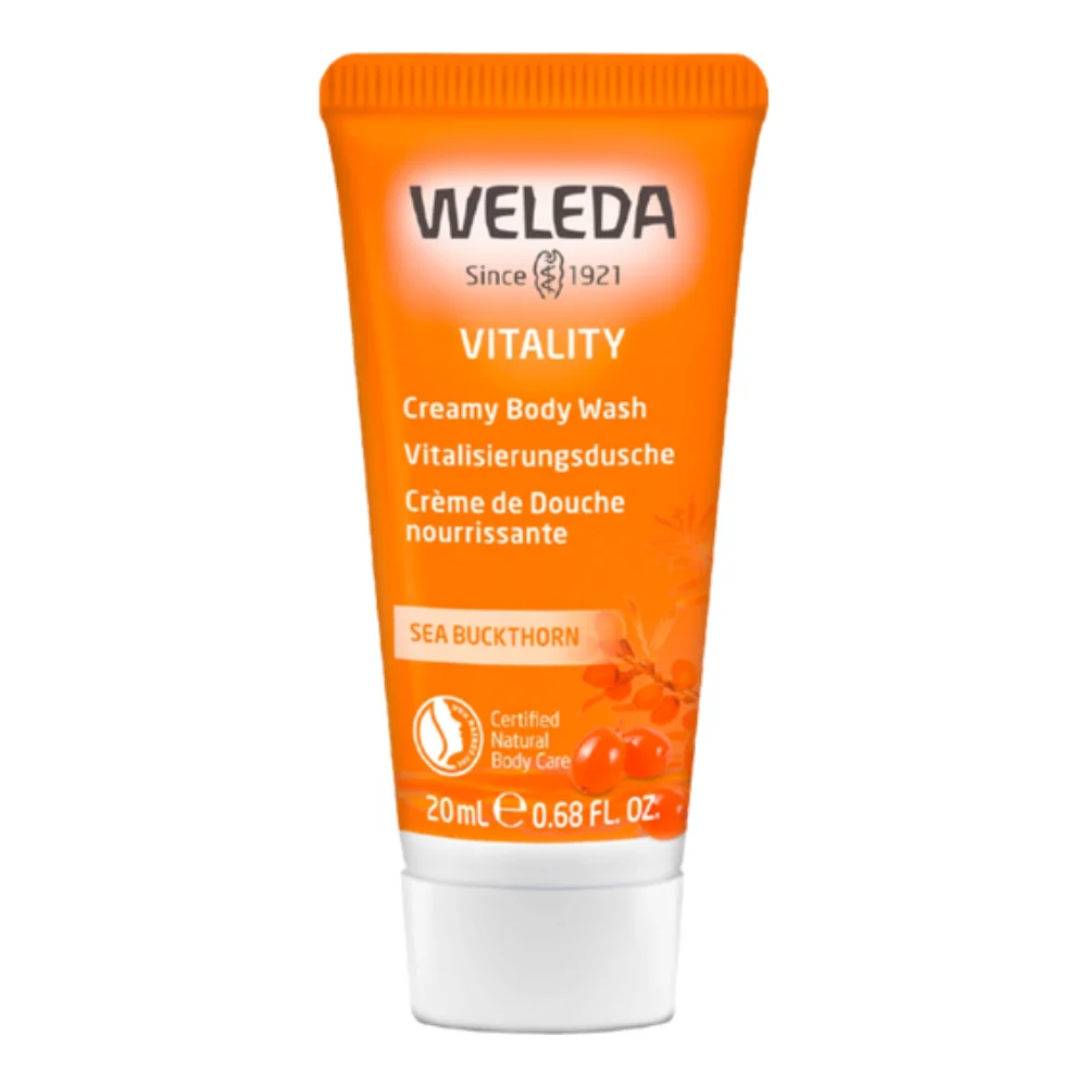 Weleda Doccia Cremosa Vitality Olivello Spinoso, Da 20 Ml