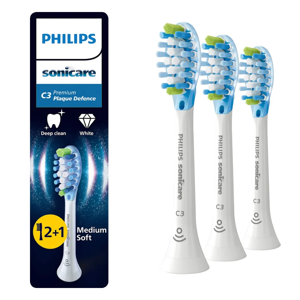 Philips Sonicare Spazzolino Da Denti Premium placca Defence C3 HX9043/87 2+1